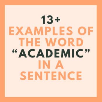 13 Examples Of The Word Academic In A Sentence Helpful Professor