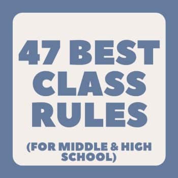 high school classroom rules and consequences