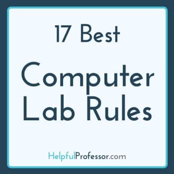 computer lab rules for kids