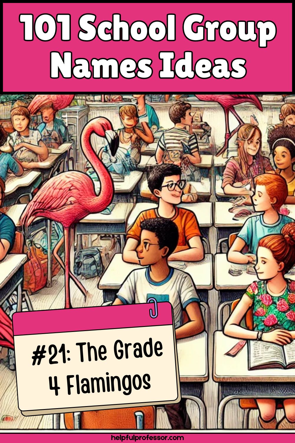 101 Class Group Name Ideas (for School Students)