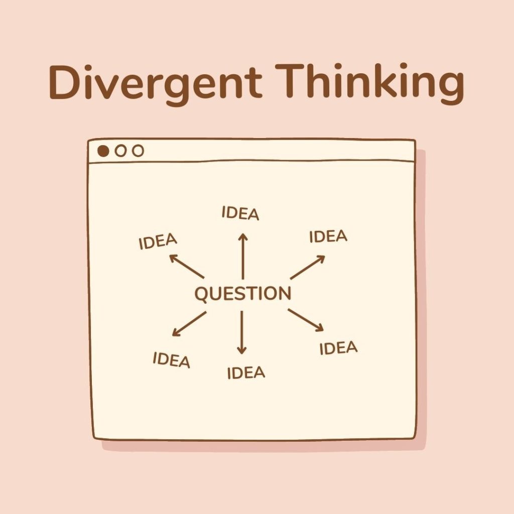 critical thinking vs divergent thinking