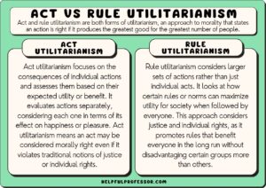 Act Utilitarianism vs. Rule Utilitarianism (2024)
