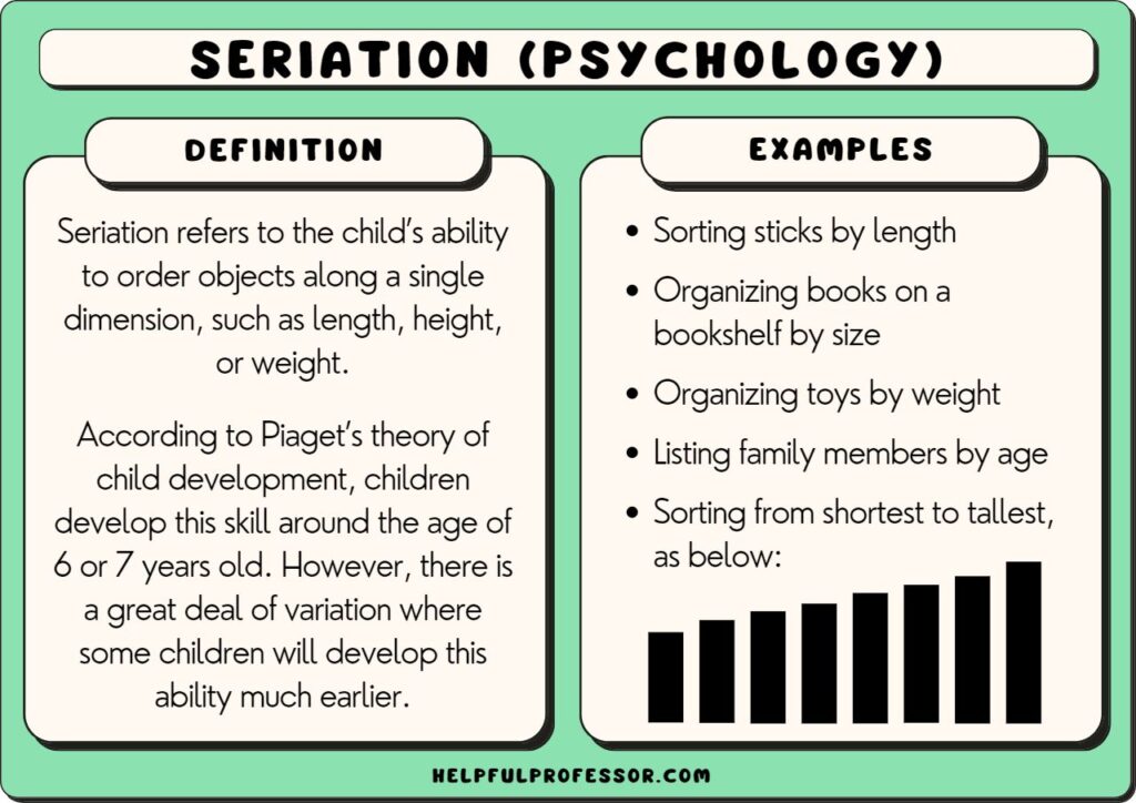 Seriation Psychology Definition And 10 Examples 2024 