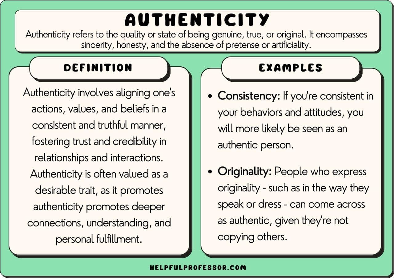 50 Authenticity Examples 2024 