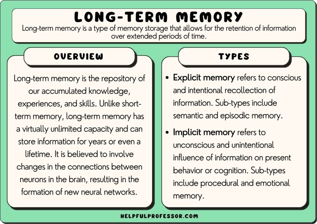 75 Long Term Memory Examples 2025 