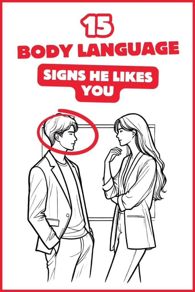 Body Language Signs He Likes You 1