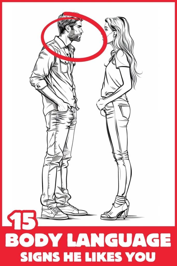 Body Language Signs He Likes You 6