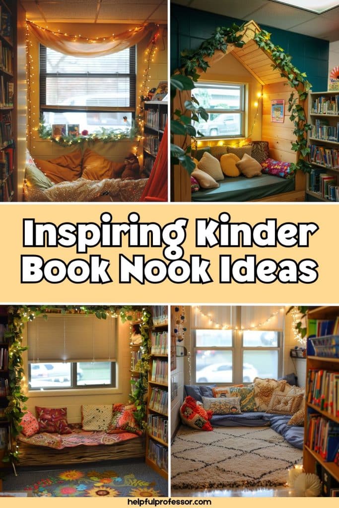 inspiring kinder book nook ideas