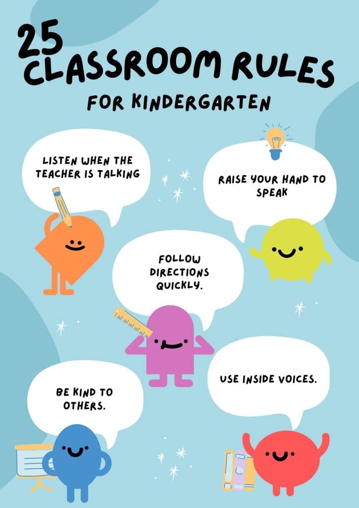 kindergarten class rules