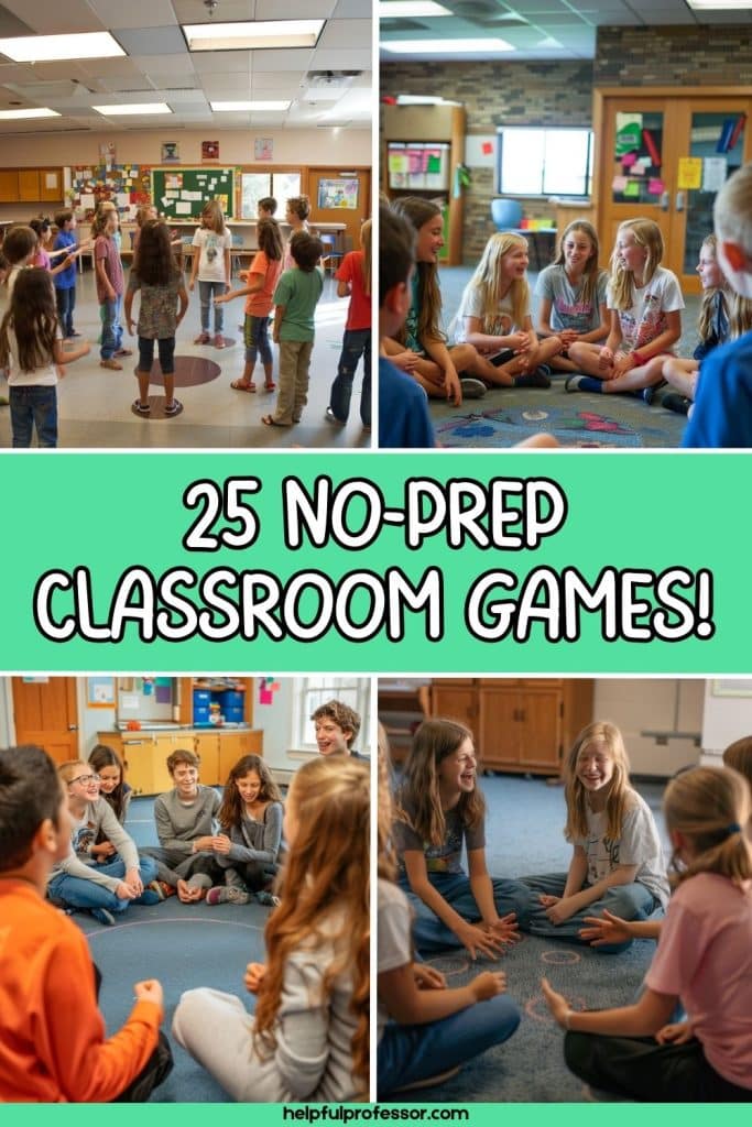 no prep games for teachers