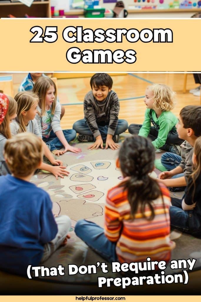no preparation games for teachers
