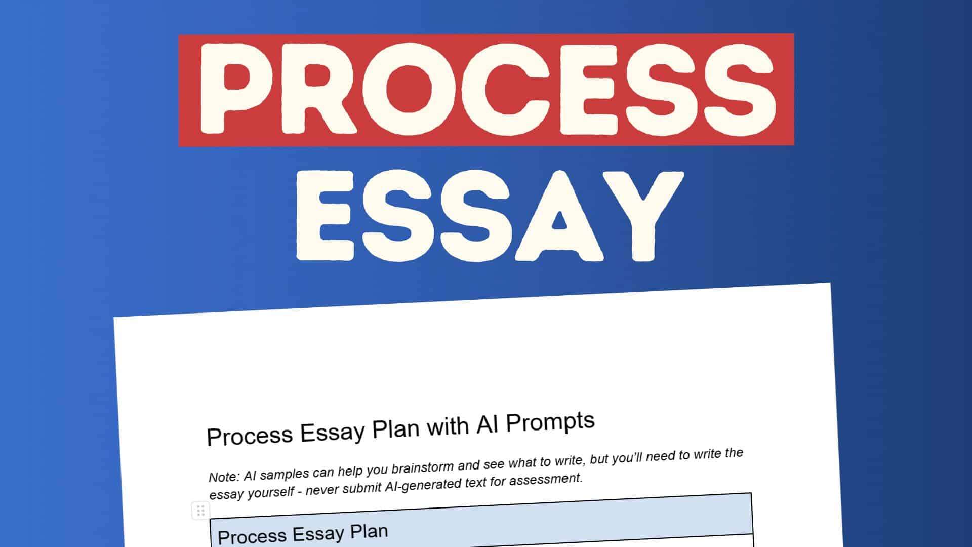 process essay