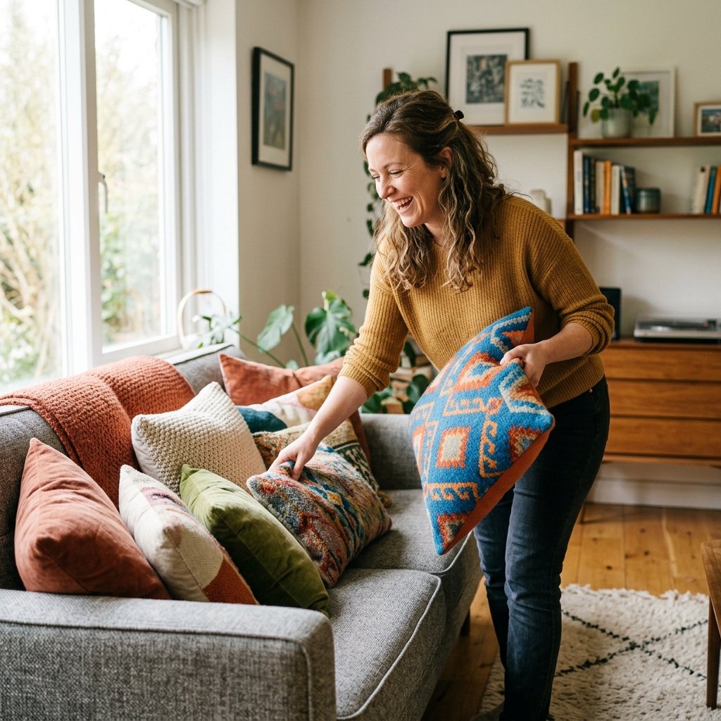 15. Buys throw pillows like they’re essential life equipment