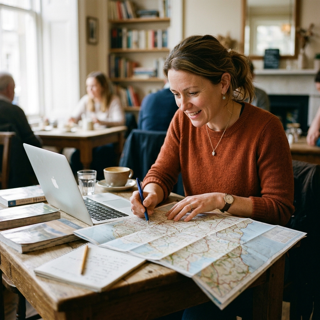 3. Plans trips months in advance… down to the minute