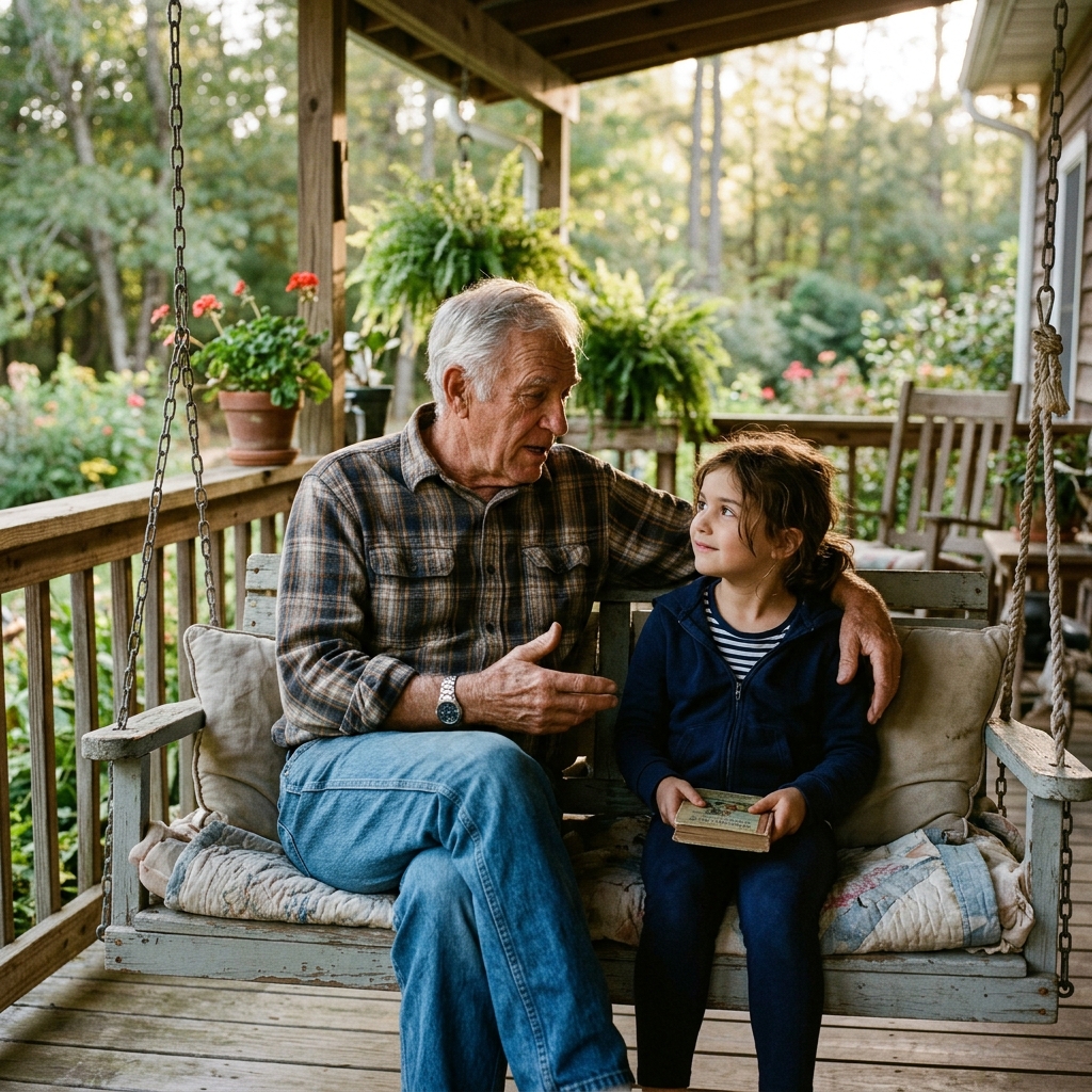 14. Gives long, winding advice that turns into a life lesson