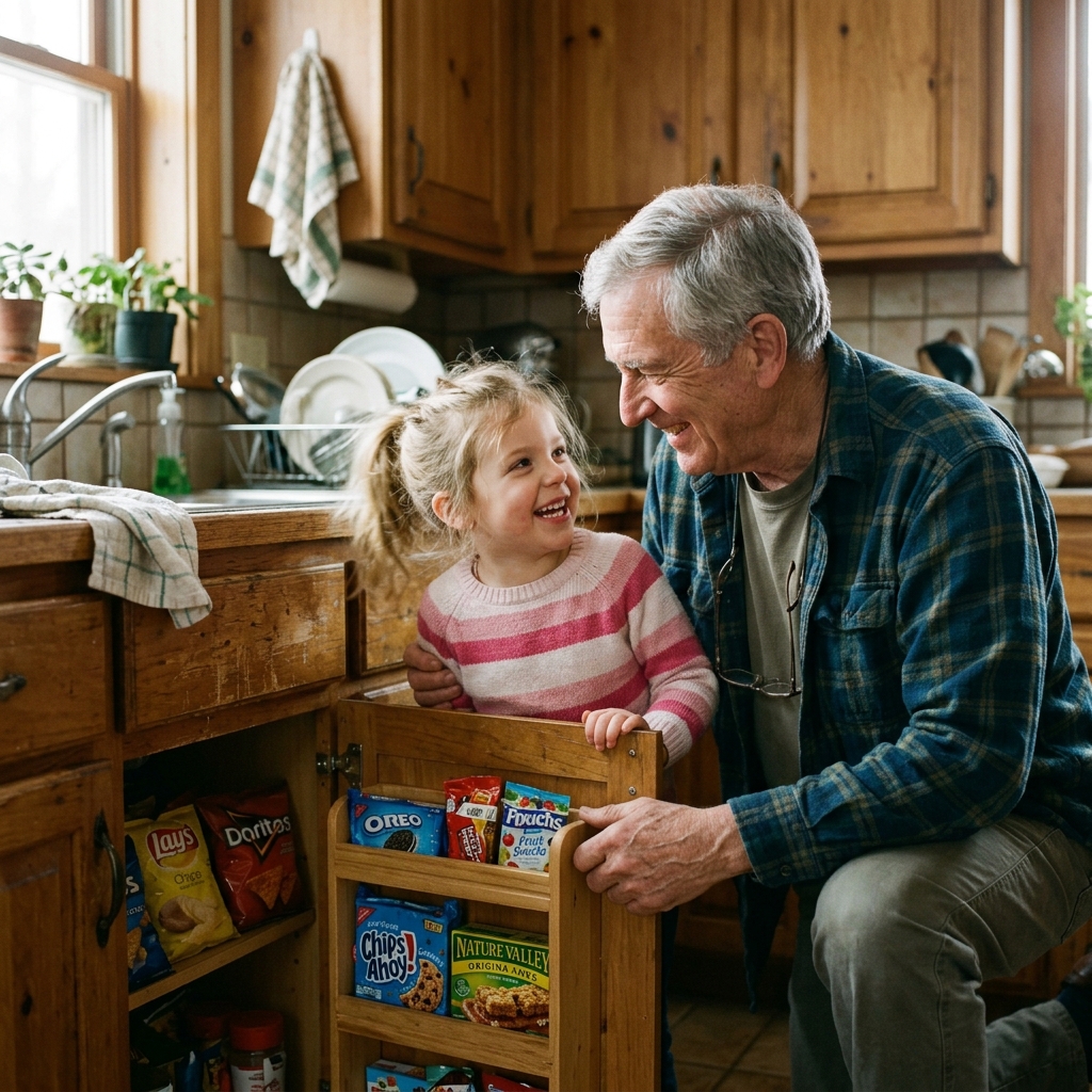 21. Keeps a stash of random snacks just for when you visit