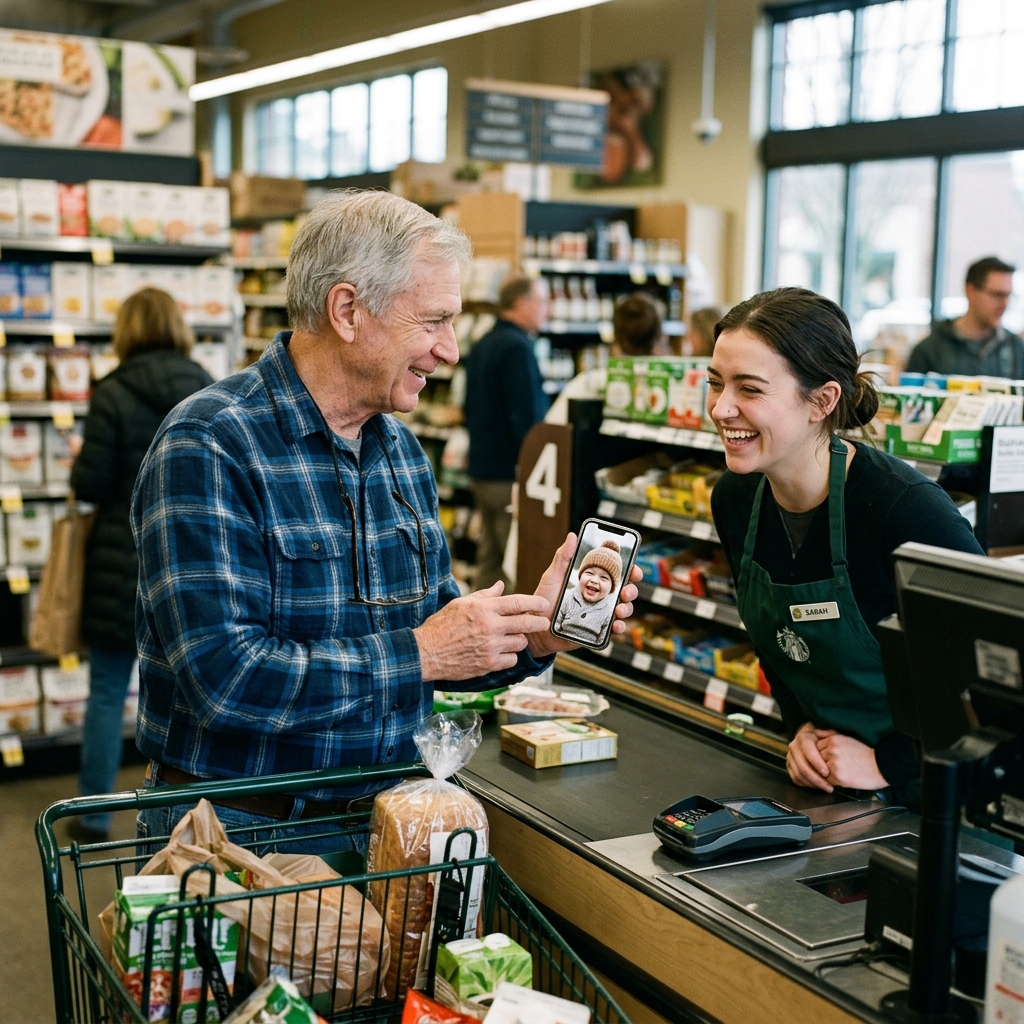 27. Brags about you to complete strangers