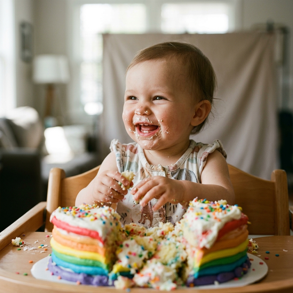 13. Professional Cake Smash Photoshoots