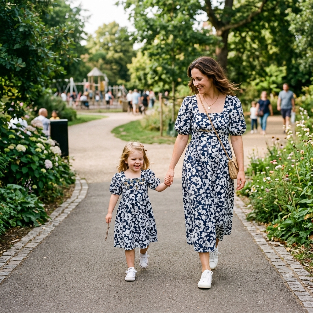 5. Designer "Mini-Me" Matching Outfits