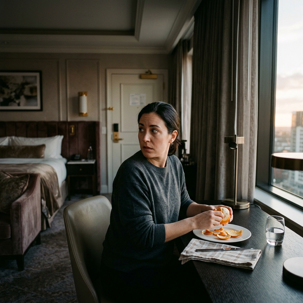 22. Orange peeling in hotel forbidden.
