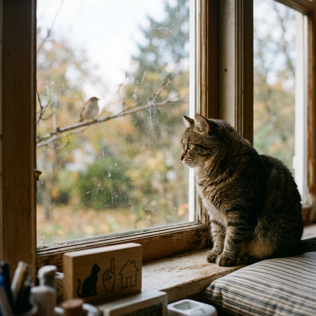 4. Keep your cat inside.