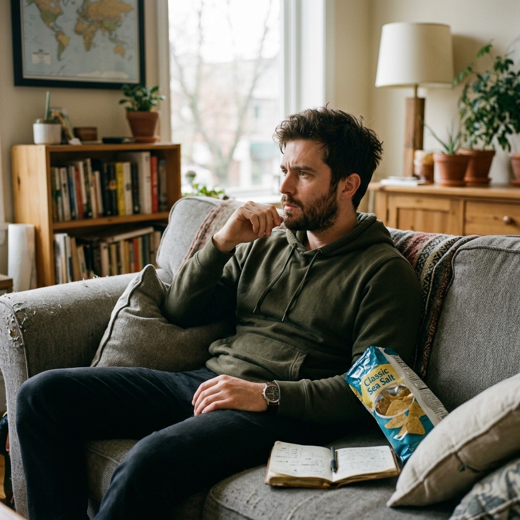 27. Brainstorms how he would survive a zombie apocalypse