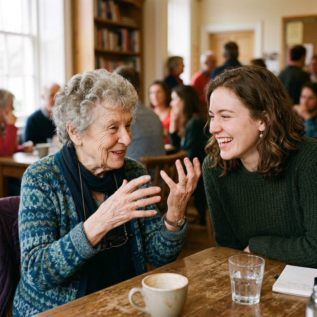 6. Shares embarrassing stories