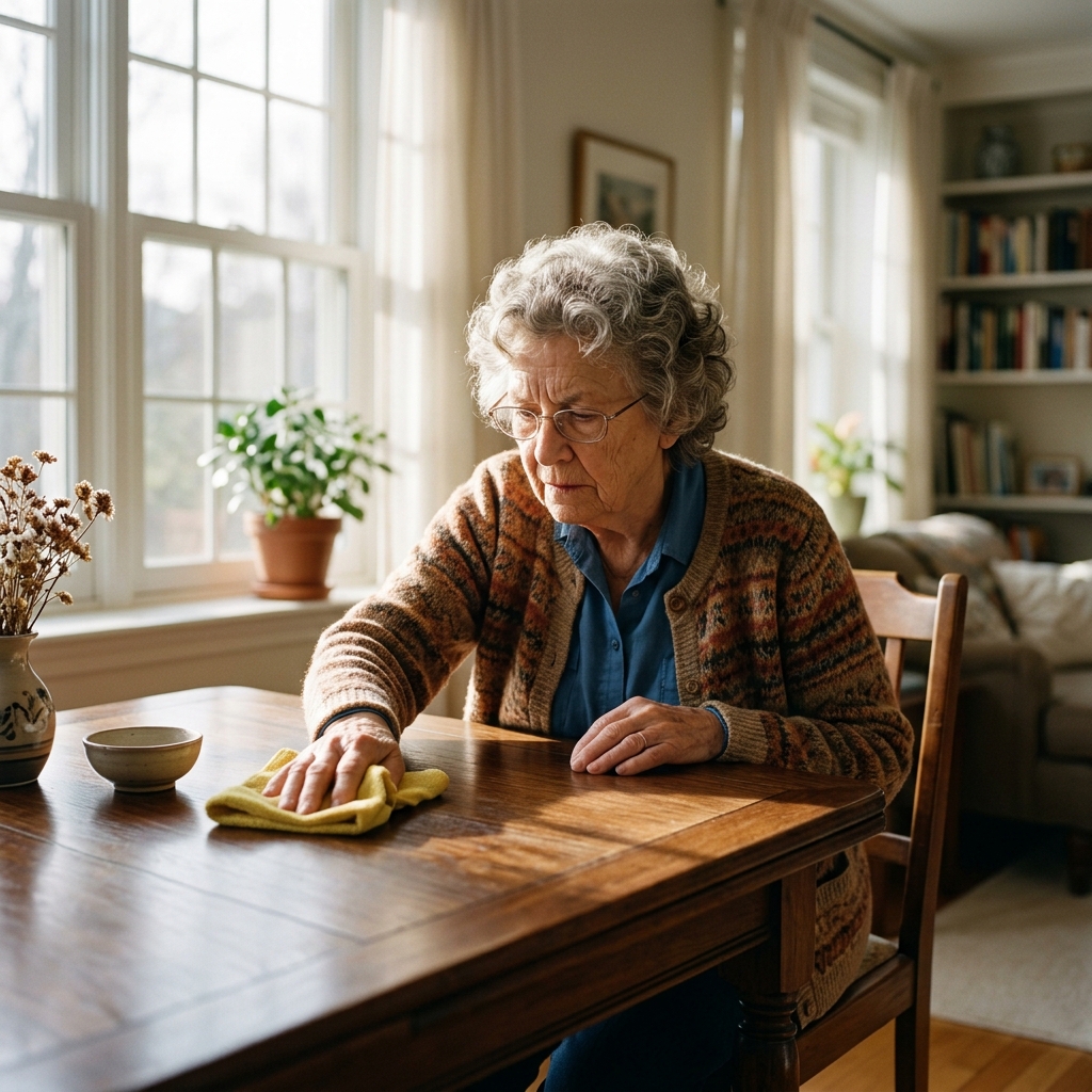 12. Obsessively dusts everything