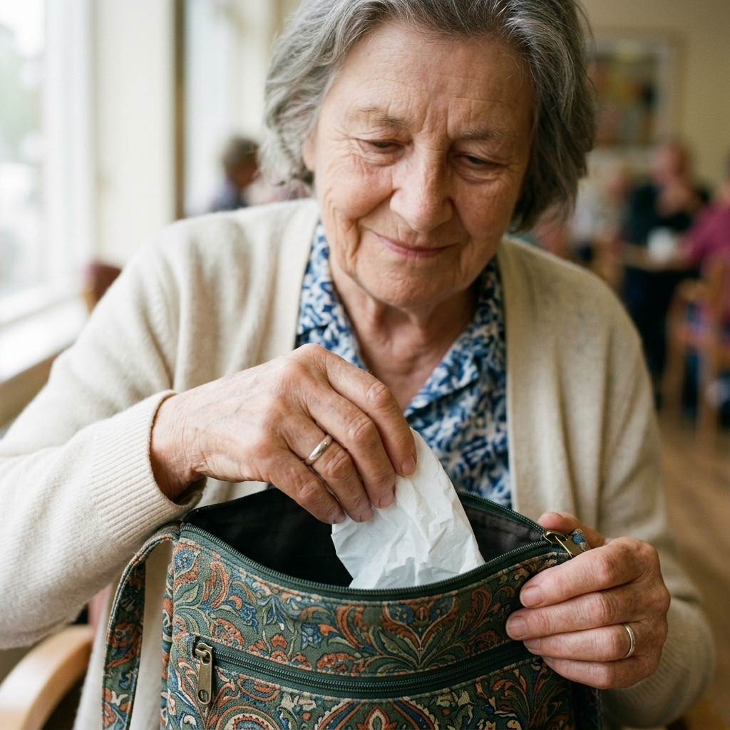 13. Always has a tissue