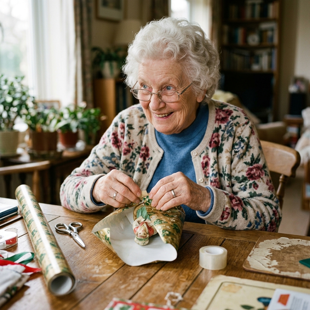 9. Re-gifts old presents