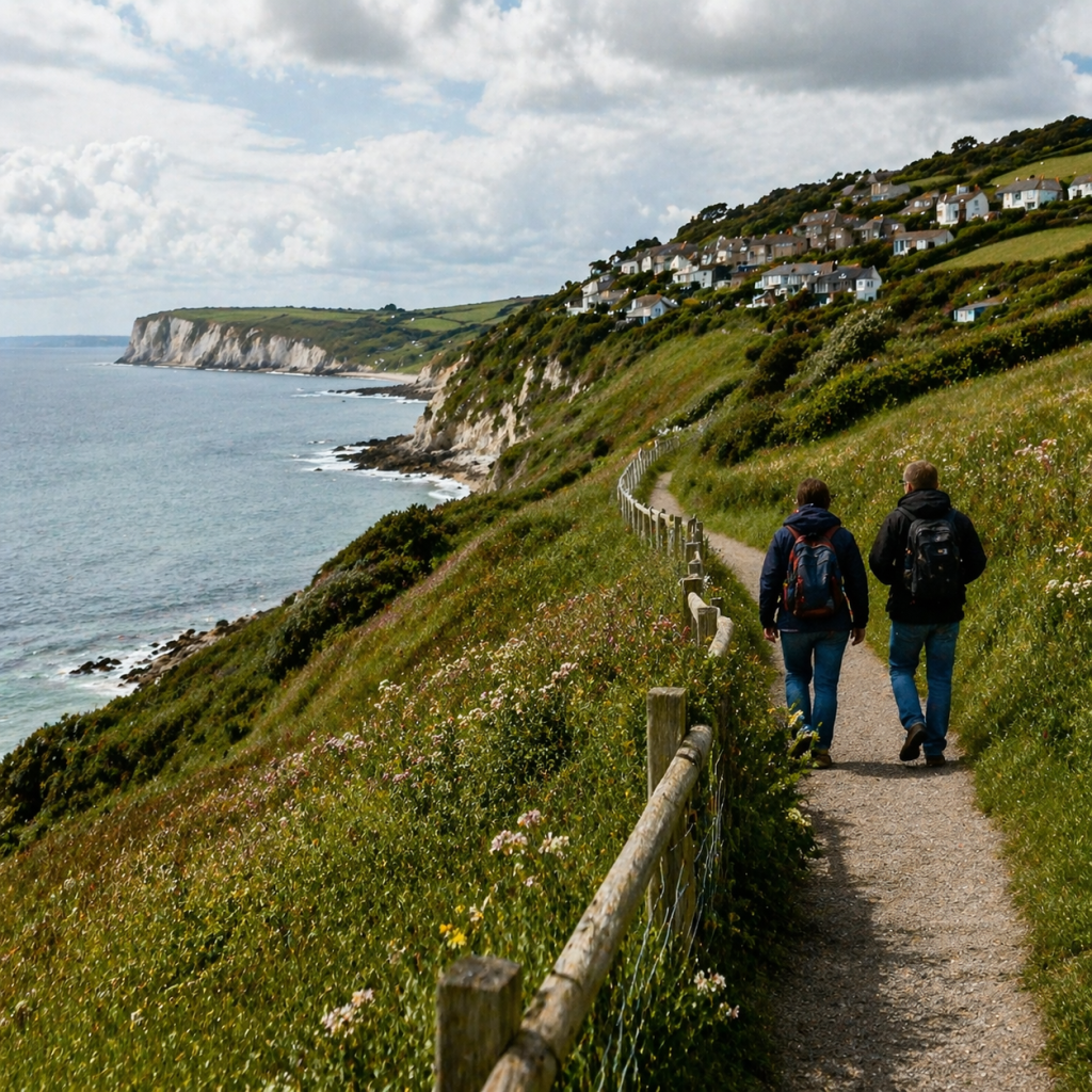 coastal footpath in england