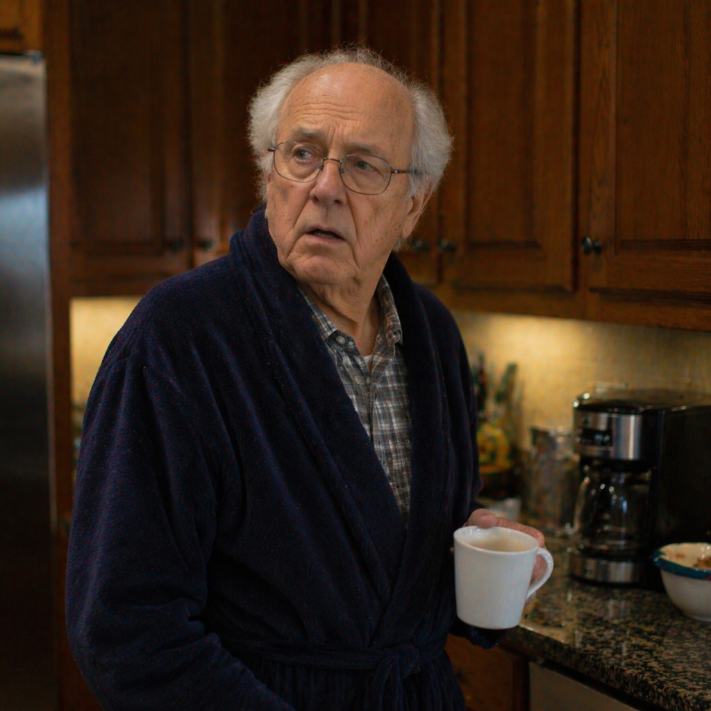 confused elderly man