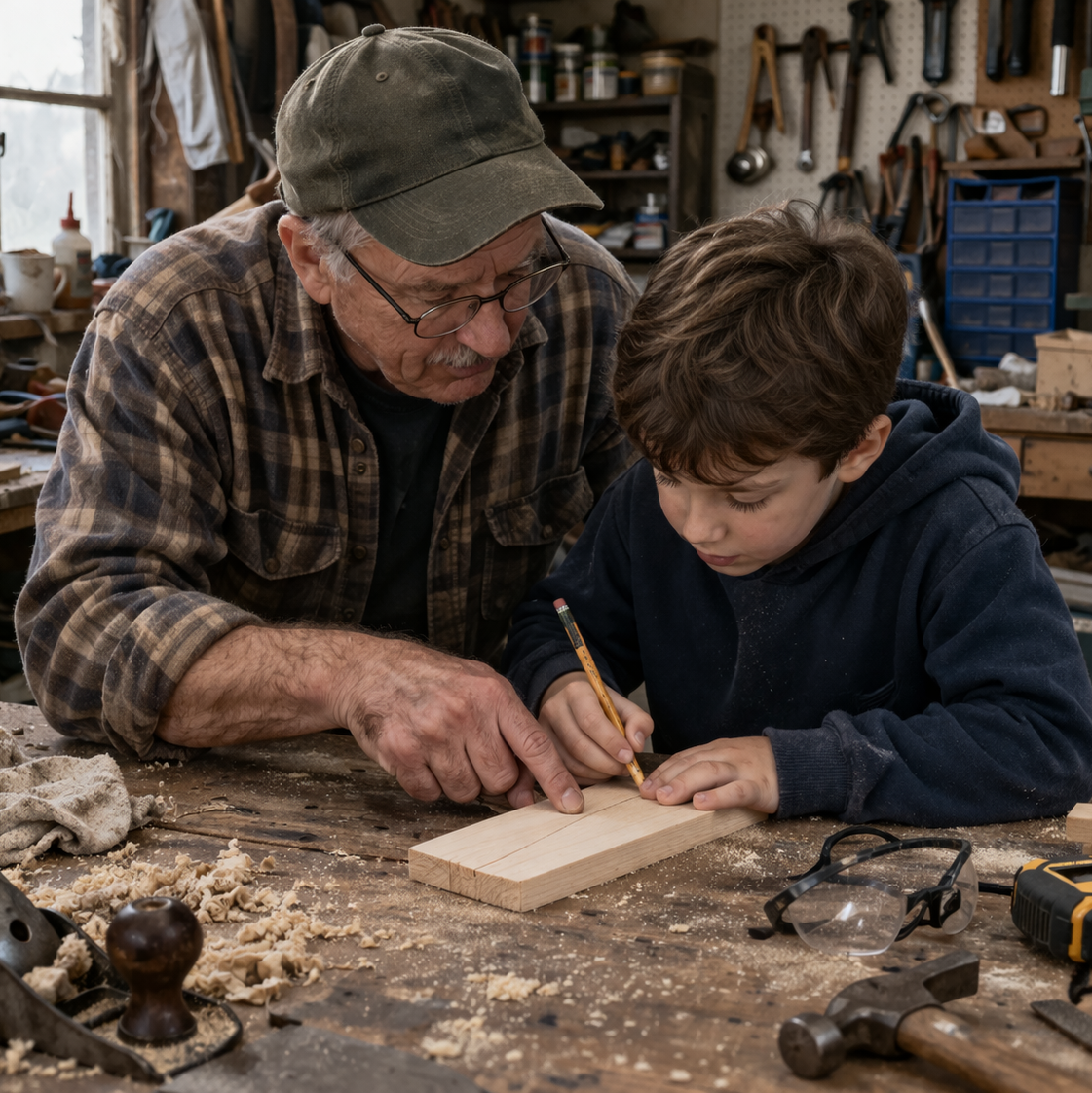 grandfather and grandson edited