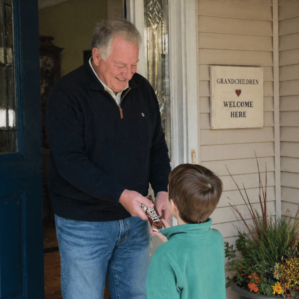 Giving too much sugar or junk food