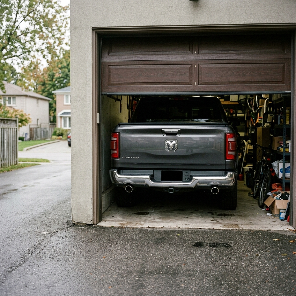 2. No Parking Your Own Pickup Truck in Your Own Driveway