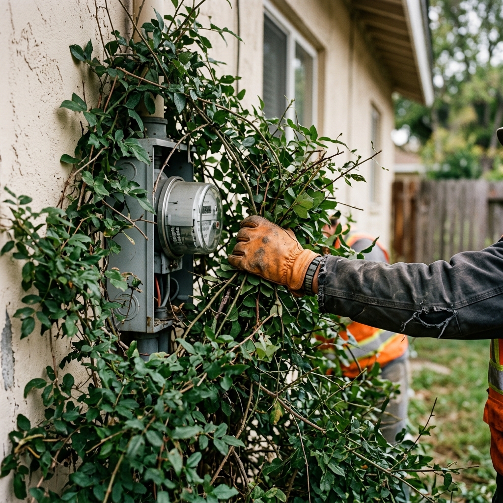 24. Mandatory Shrubbery to Hide External Utility Meters