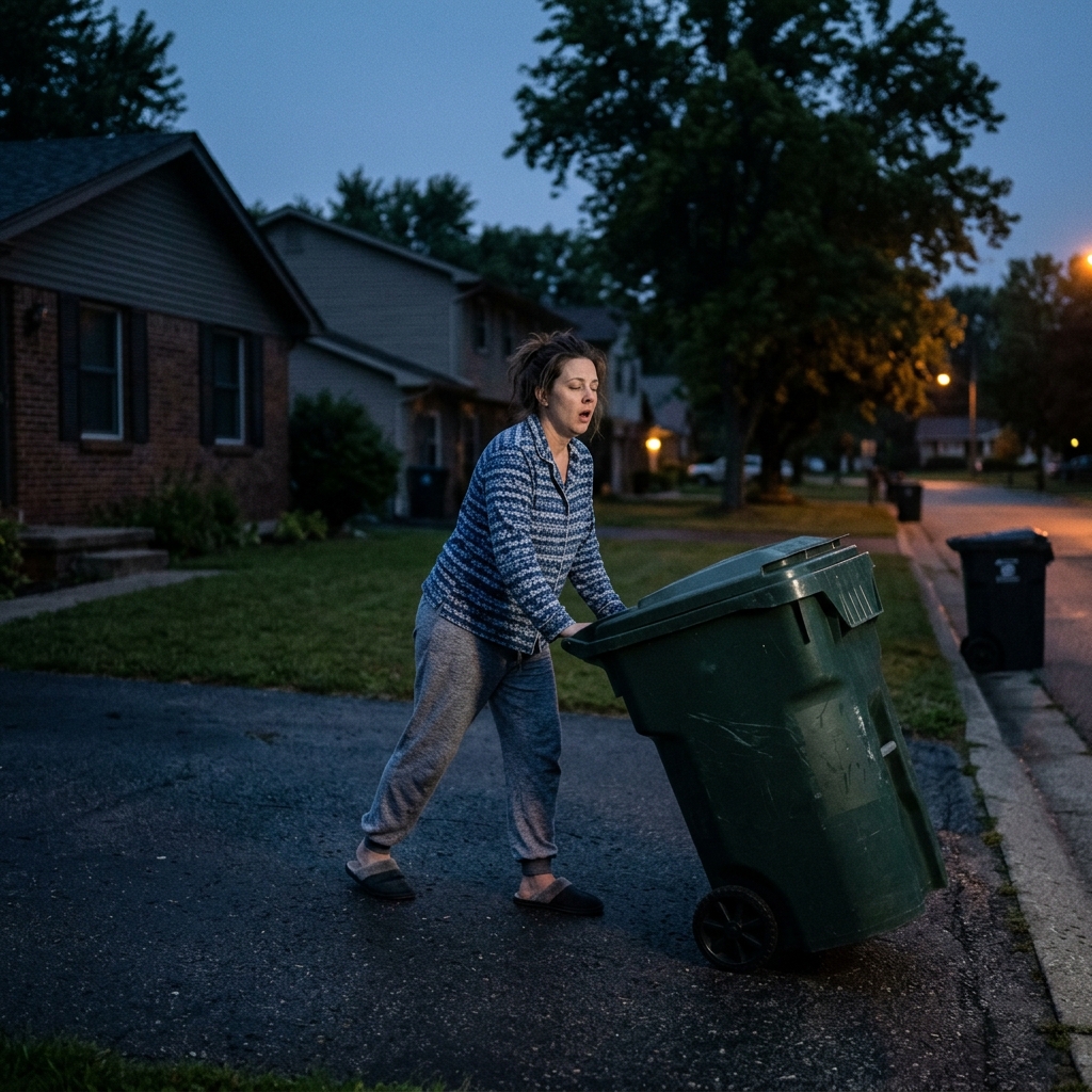 9. Trash Cans Cannot Be Set Out Until Exactly Midnight