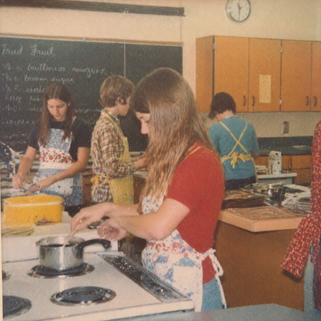 home economics class