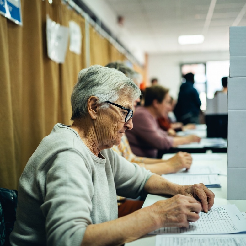poll booth volunteer