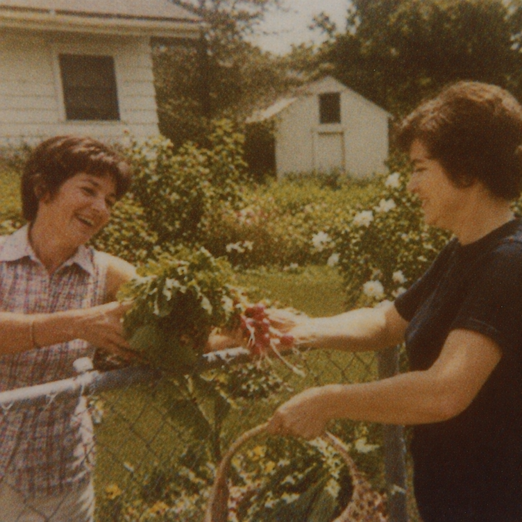 sharing garden food