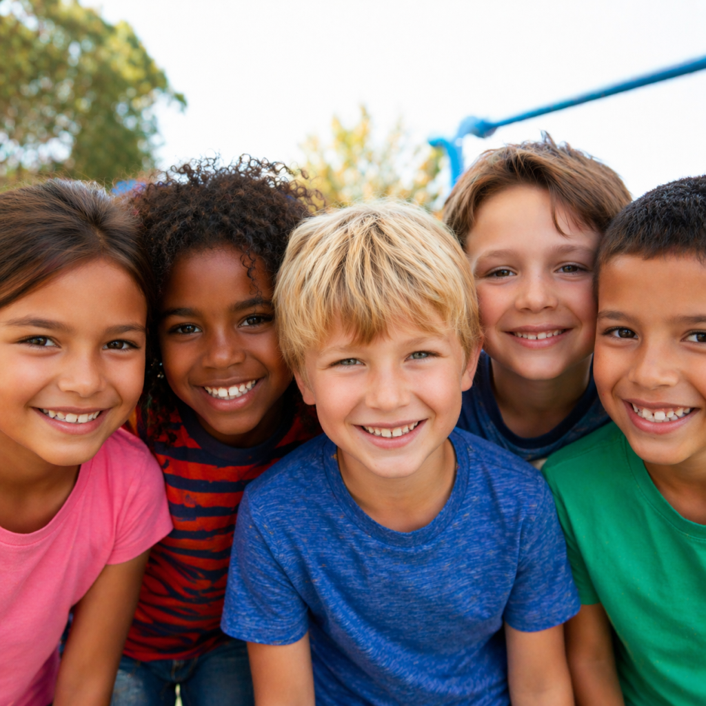 smiling kids
