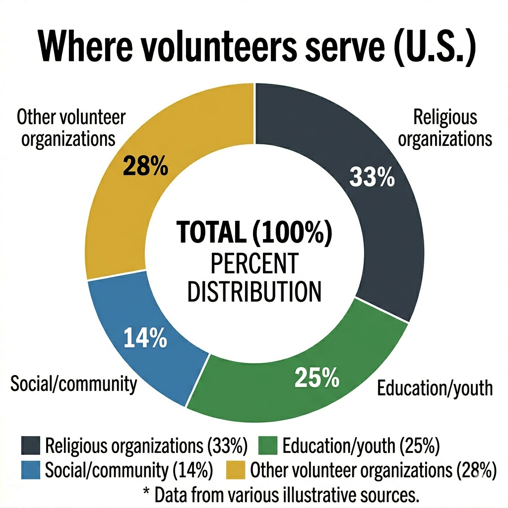 where volunteers serve
