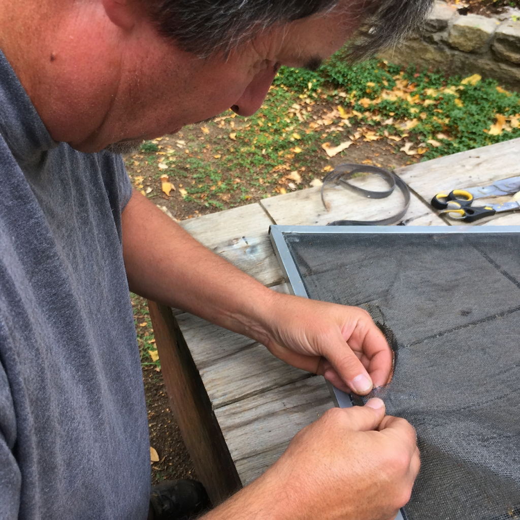 window screen repairs